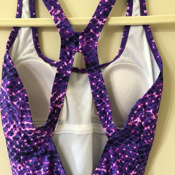 Speedo One Piece Racerback Swimsuit - Picture 4 of 6